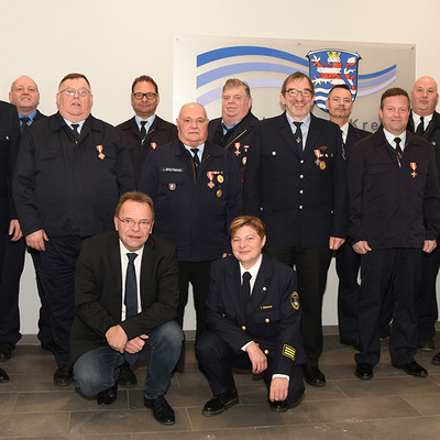 Die Geehrten aus Borken, Fritzlar und Gudensberg.