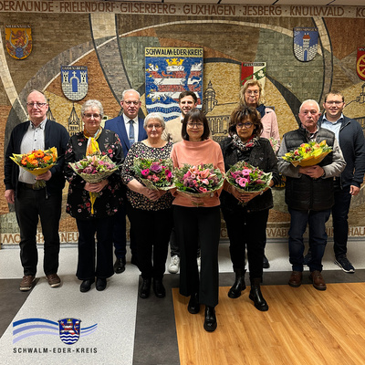 Foto zur Pressemeldung Ehrungen und Verabschiedungen langjährige Mitarbeitende Kreisverwaltung