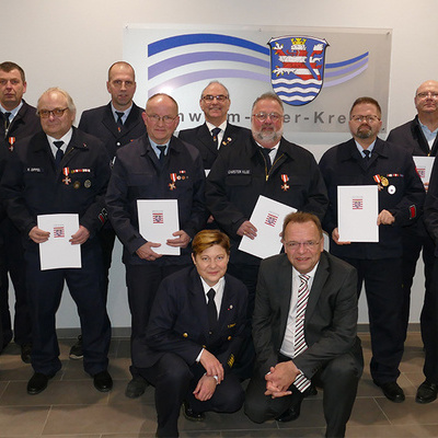 Die Geehrten aus Gilserberg, Neukirchen und Willingshausen.