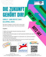 Infoflyer zum Girls'- und Boys'-Day 2025 Infoflyer zum Girls'- und Boys'-Day 2025