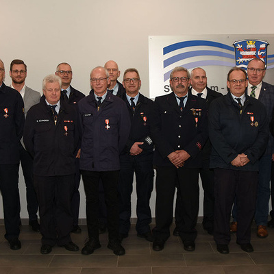 Die Geehrten aus Oberaula, Ottrau und Schrecksbach.