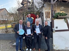 Verleihung Sterne Familie Weinhold