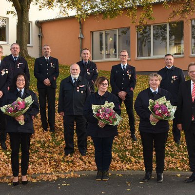 Die Geehrten aus Schwalmstadt.